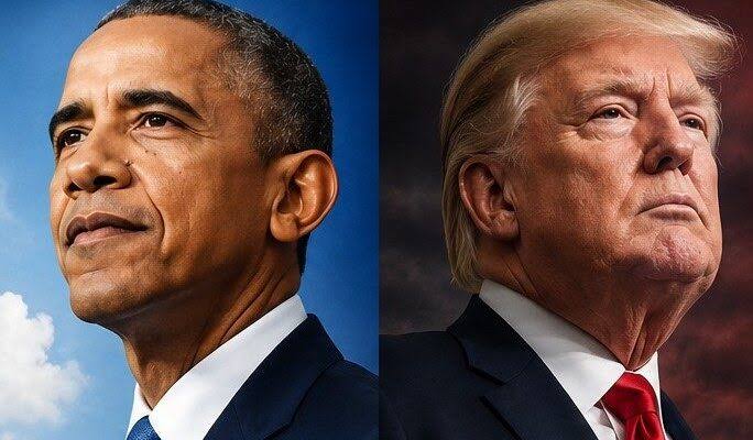 Newly Released Photos Show Rare Trump-Obama Moments Inside the White House