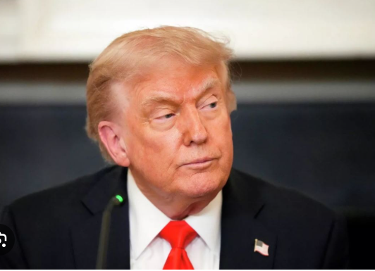 A Quiet, Reflective Pause from Donald Trump in Washington