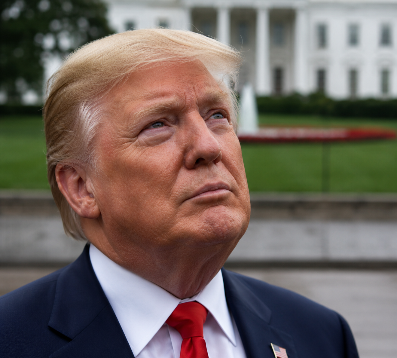 A poignant moment of reflection for Donald Trump in Washington D.C.