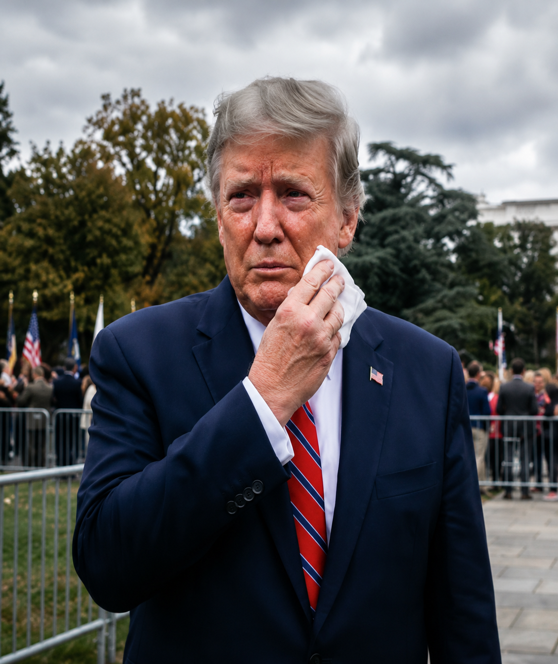 A poignant moment of reflection for Donald Trump in Washington D.C. k
