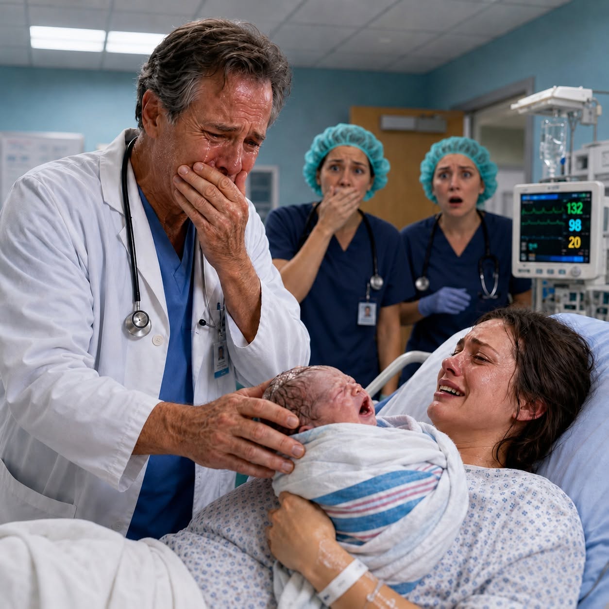 Divorced, penniless, and alone, I accepted any menial job to feed the tiny life growing inside me. On the night of my delivery, I clutched my belly and sped to the hospital alone, trembling as I stopped at every red light
