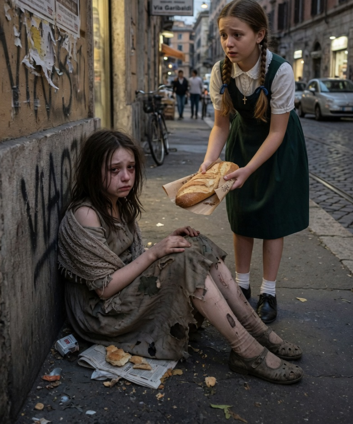 The Shared Loaf and the Sudden Noise The city was sunk in a terrifying silence, the winter chill freezing the very air. On the grey sidewalk, a stream of people rushed past one another, every head buried low, pretending not to see the desolation and misery unfolding right before their eyes. Curled up against a crumbling brick wall was a girl of about eight years old. In tattered clothes that barely covered her skin and worn-out shoes that exposed her toes, she withdrew into a small ball to fight off the biting gusts of wind. Starving and exhausted, her eyes had grown dim, carrying no longer a single shred of hope for life.