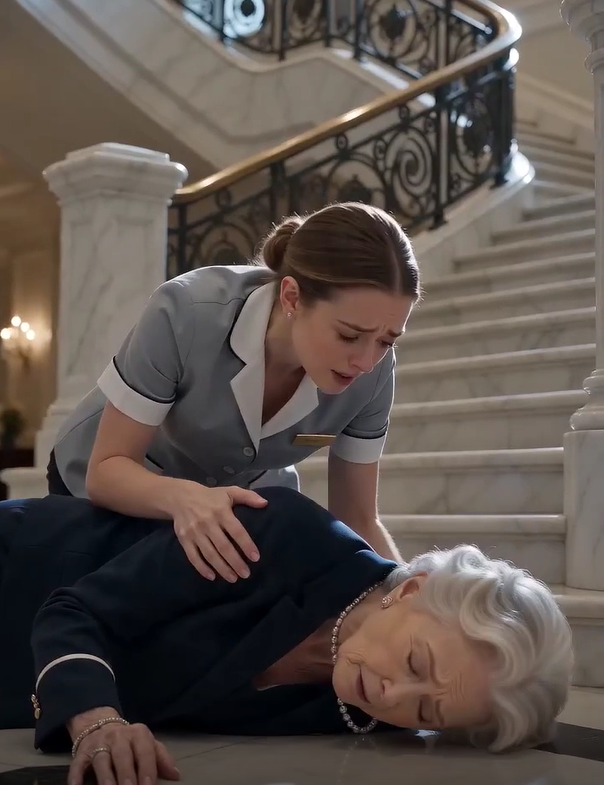 A hotel worker helps a collapsing elderly woman, gets fired, then discovers she saved a powerful philanthropist who changes her life forever.
