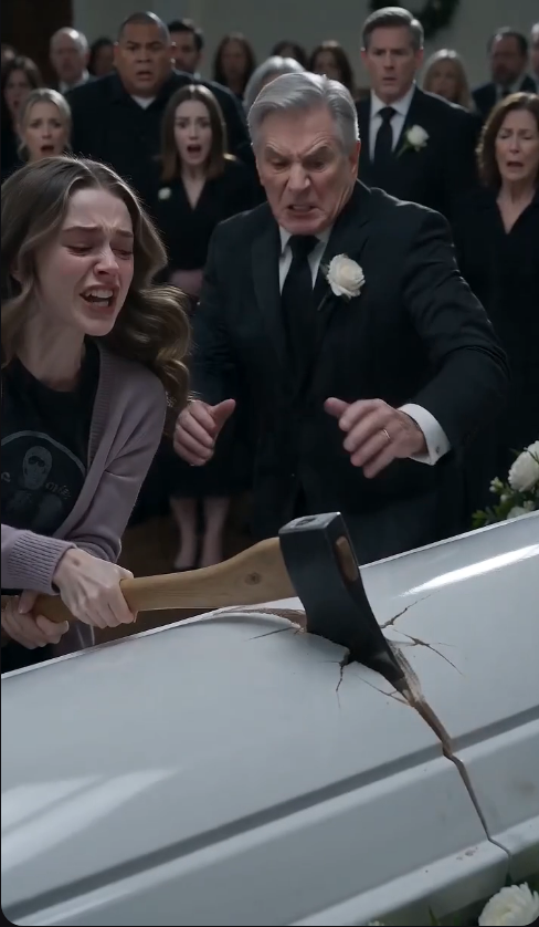 A sledgehammer, a confession, and a hand from inside a coffin.