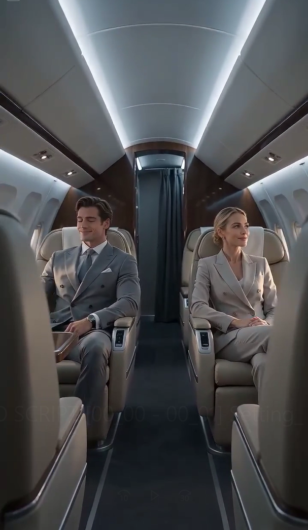 “Still Single?” My Billionaire Ex-Husband Mocked Me in First Class—Then Three Little Boys Ran Out of a Bentley Calling, “Mom!”