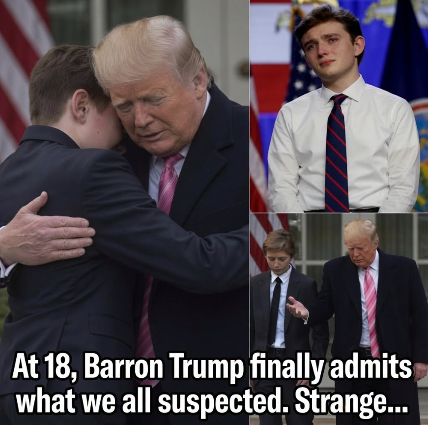 At 18, Barron Trump finally admits what we all suspected. Strange… See Moree