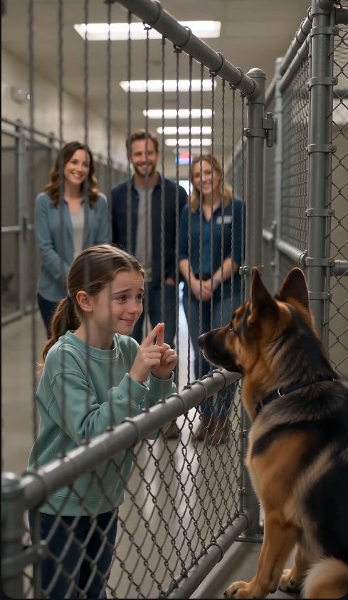 Every dog in the shelter seemed to overlook the deaf girl’s hands.BUT...