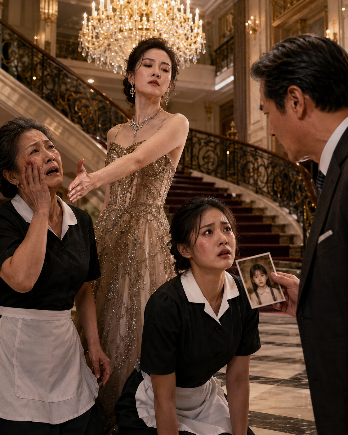Arrogant Socialite Slapped Two Maids in Her Mansion… Then Her Husband Discovered One Was the Daughter She Lost 20 Years Ago
