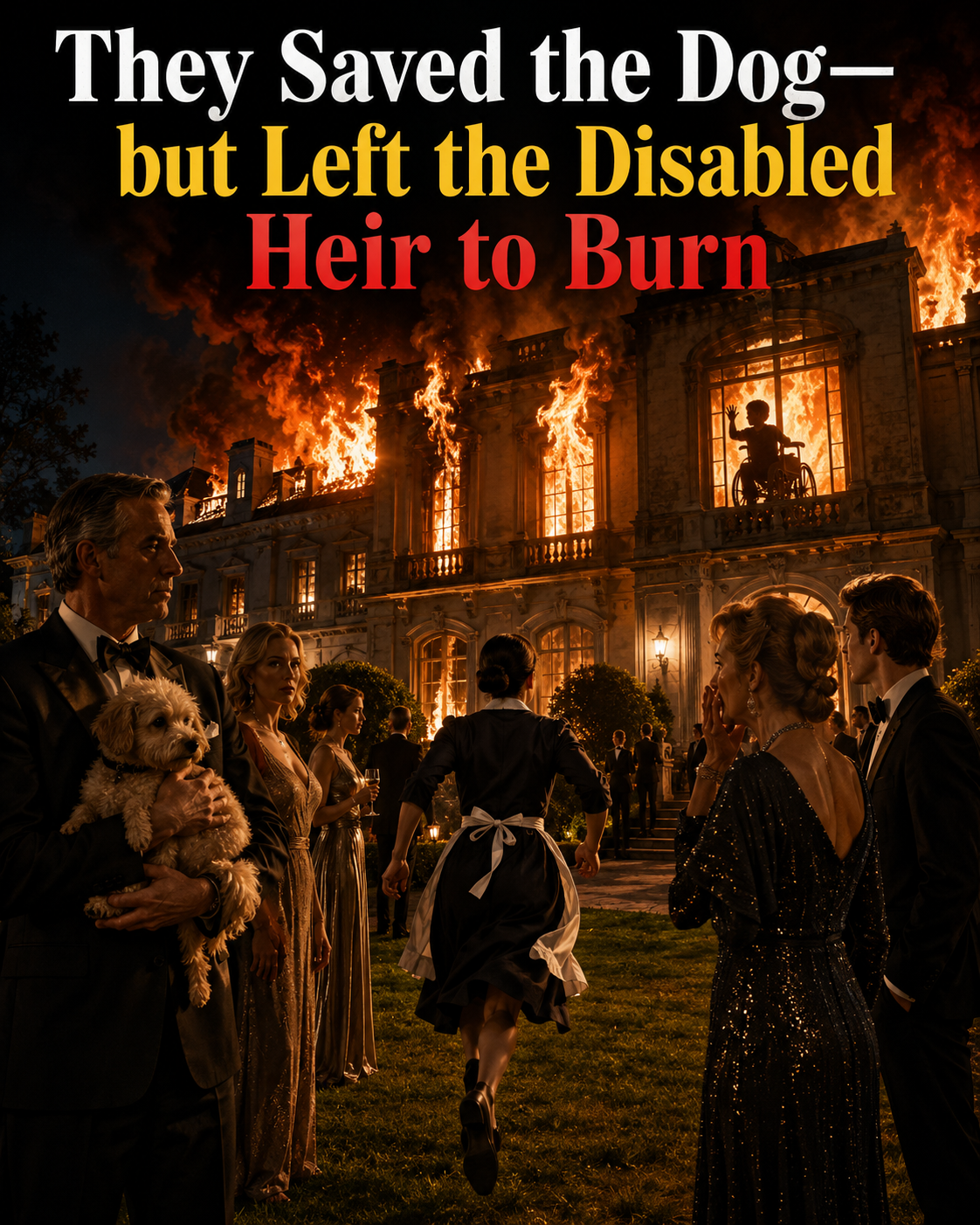They Saved the Dog—but Left the Disabled Heir to Burn.