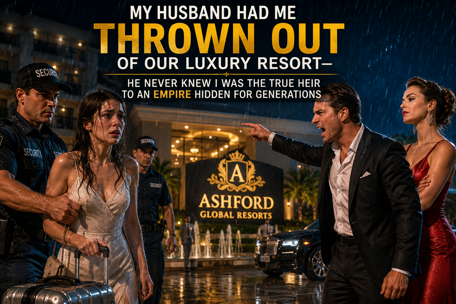 🔥 My Husband Had Me Thrown Out of Our Luxury Resort—He Never Knew I Was the True Heir to an Empire Hidden for Generations