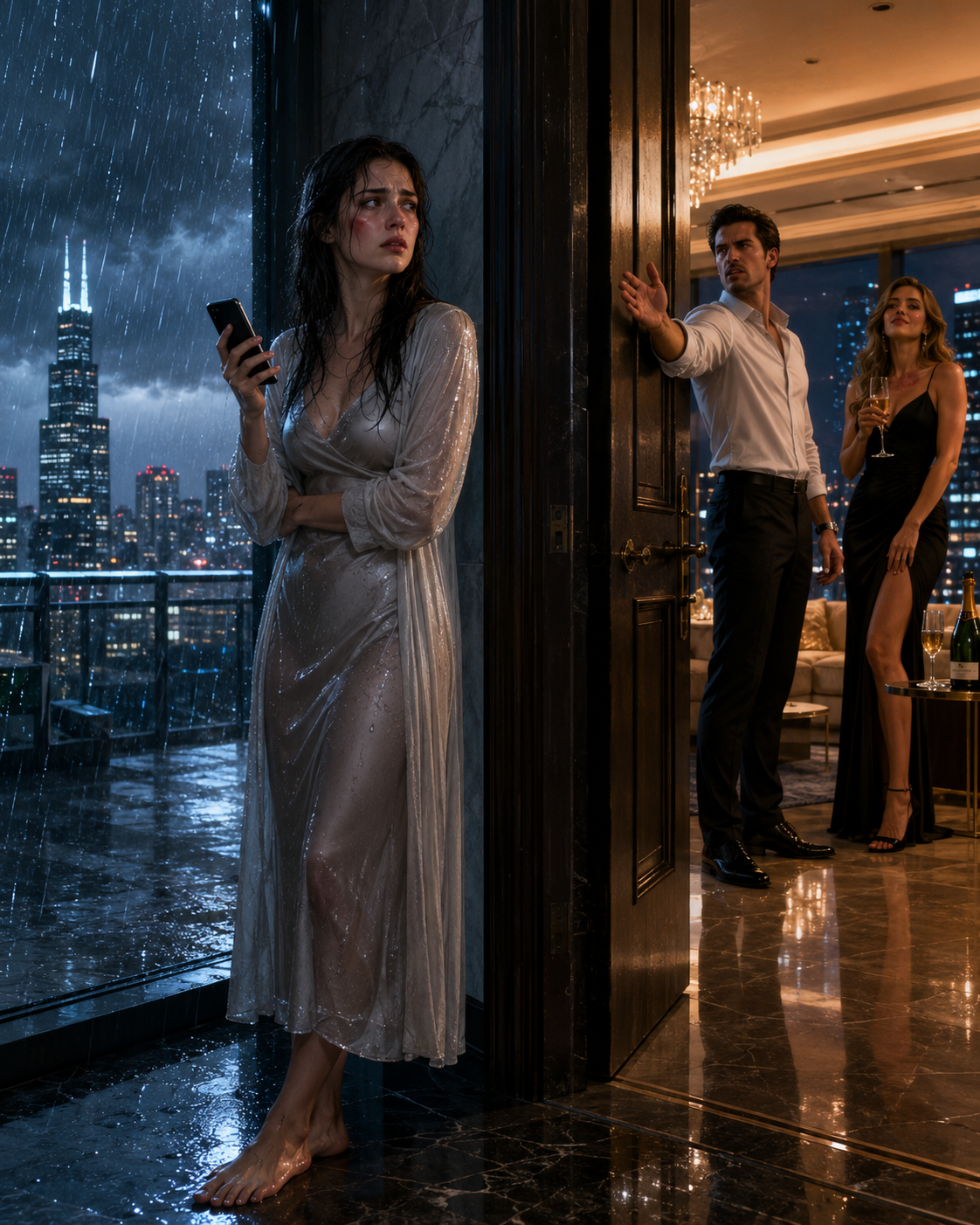 My Husband Threw Me Into the Rain—Then One Call to My Billionaire Father Destroyed His Life