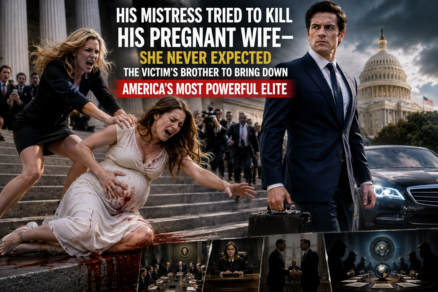 His Mistress Tried to Kill His Pregnant Wife—She Never Expected the Victim's Brother to Bring Down America's Most Powerful Elite