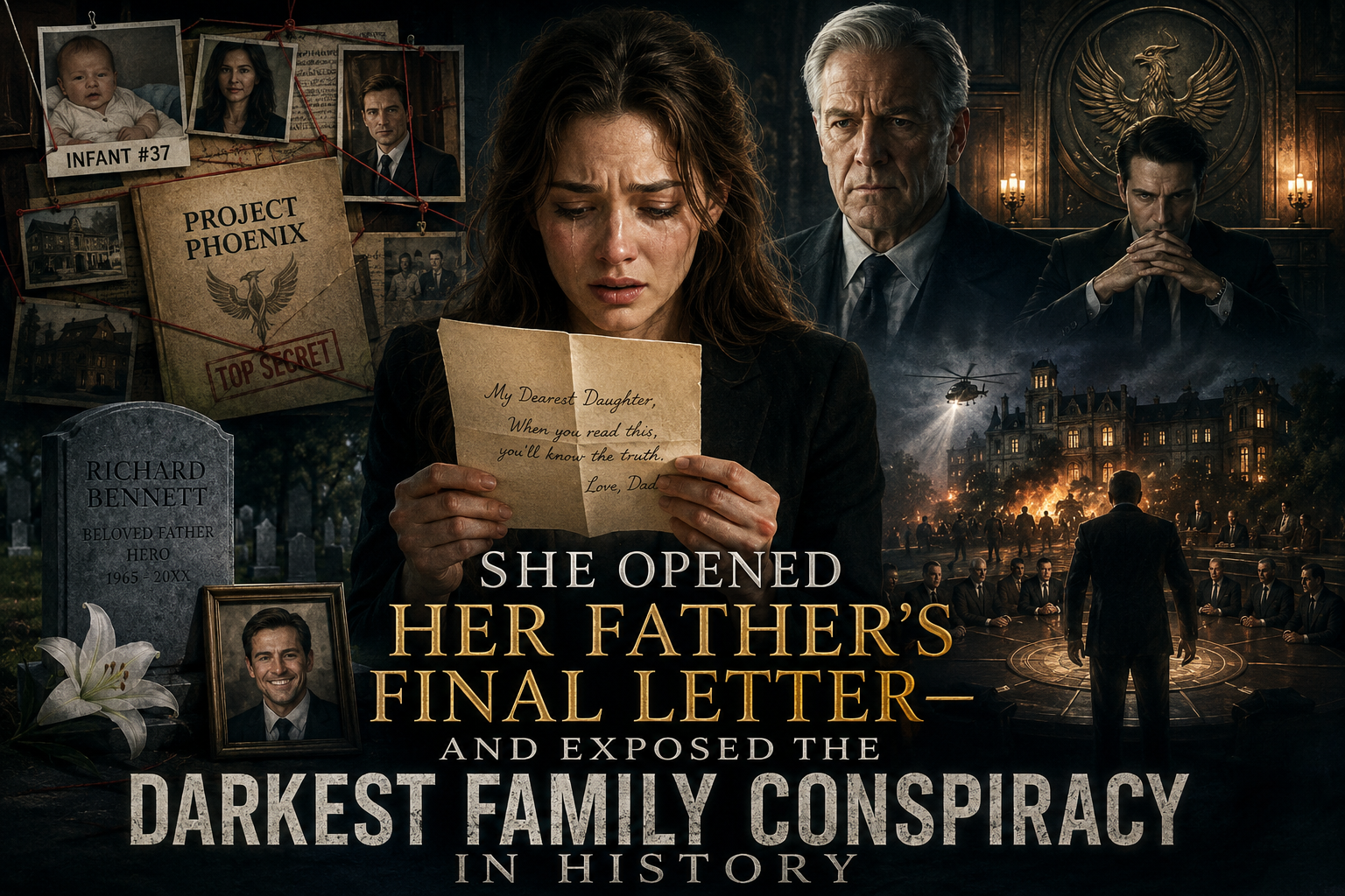 She Opened Her Father's Final Letter—And Exposed the Darkest Family Conspiracy in History