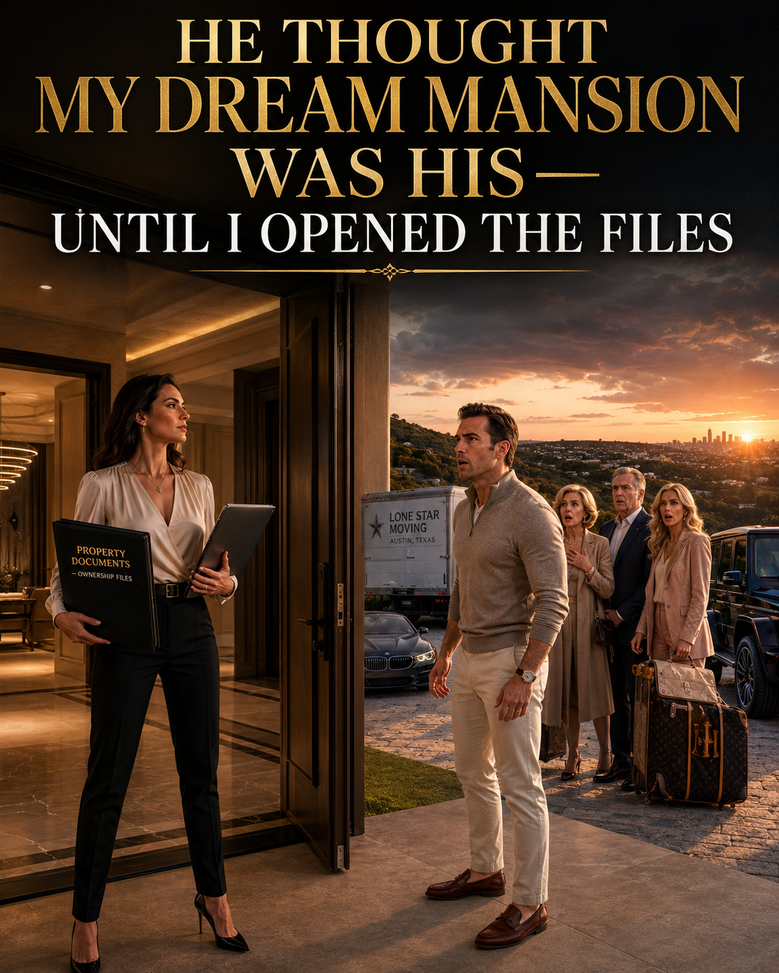HE THOUGHT MY DREAM MANSION WAS HIS—UNTIL I OPENED THE FILES