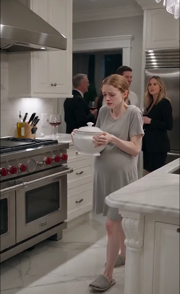 Just three days after my traumatic emergency C-section, my mother-in-law forced me to cook a 10-course banquet for her friends. "You didn't even push," she sneered, "so stop acting like you actually gave birth."