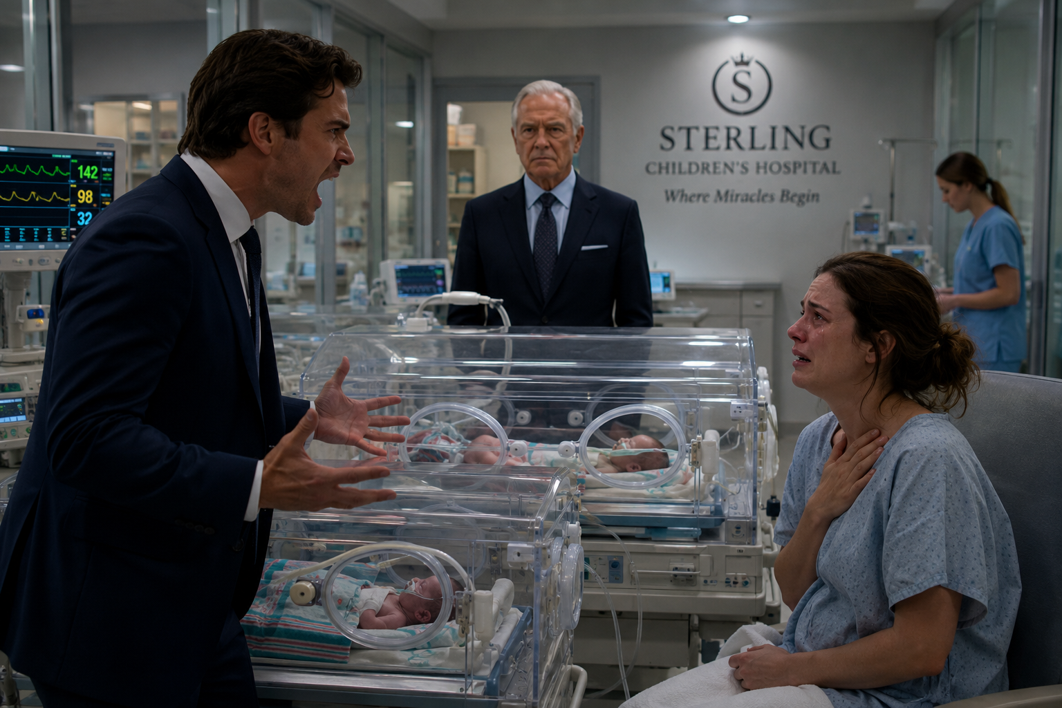 MY HUSBAND CALLED OUR PREMATURE TWINS “BURDENS” IN THE NICU—THEN DISCOVERED MY GRANDFATHER OWNED THE HOSPITAL AND HIS ENTIRE COMPANY