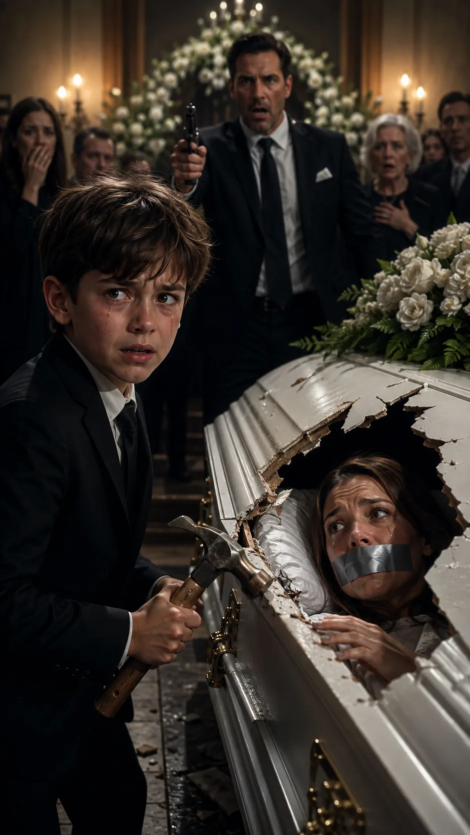 A 12-Year-Old Heard Three Knocks From His Mother’s Coffin—When He Smashed It Open, He Exposed a Murderous Family Conspiracy Buried for Years