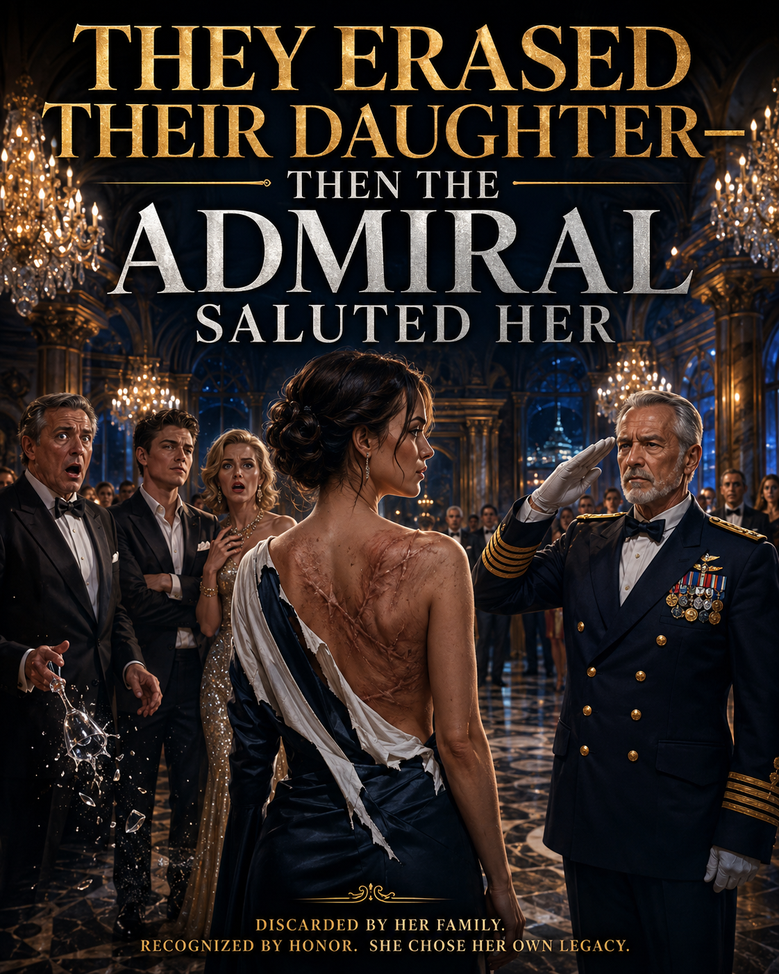 THEY eERASED THEIR DAUGHTER—THEN THE ADMIRAL SALUTED HER