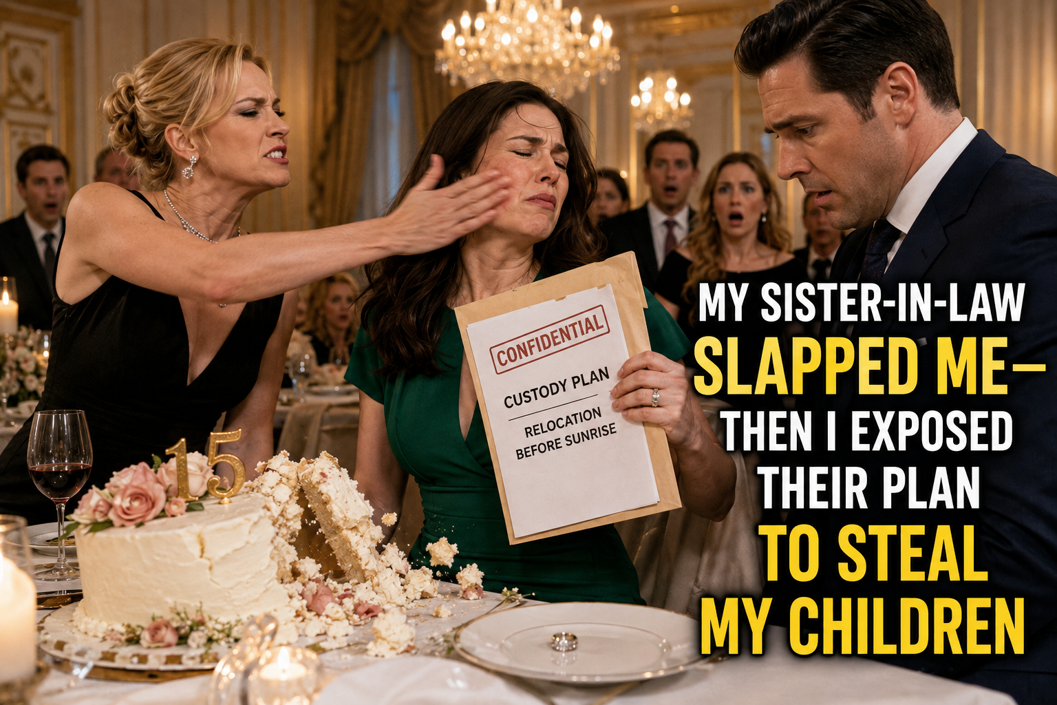 My Sister-in-Law Slapped Me—Then I Exposed Their Plan to Steal My Children