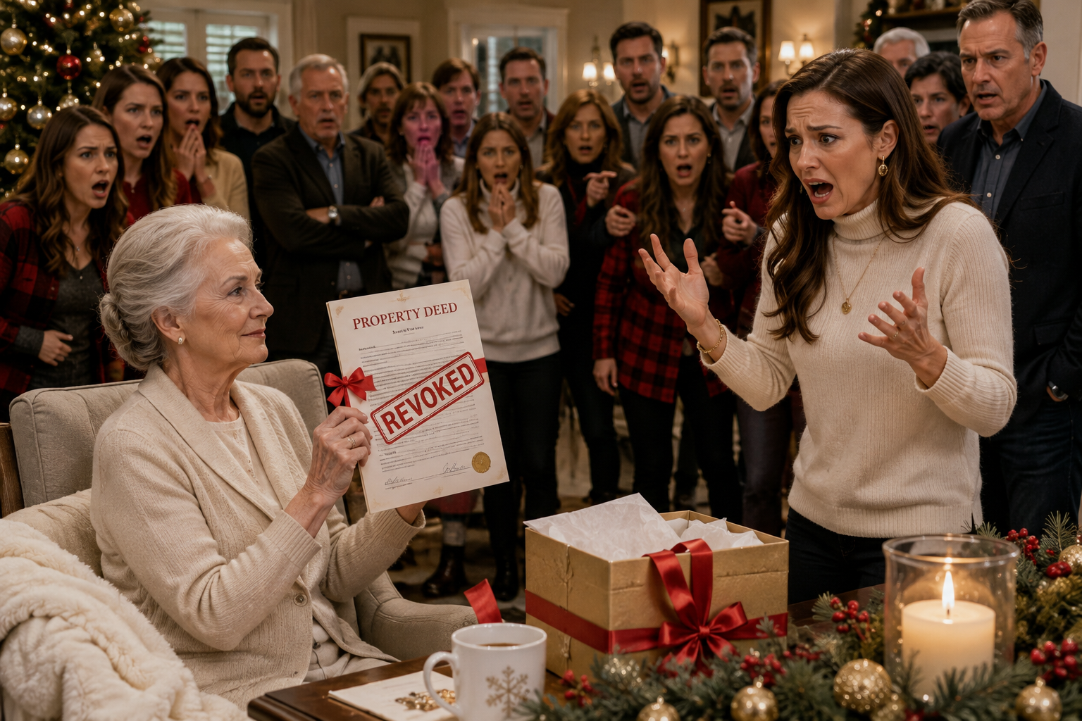 My Daughter-in-Law Invited 25 Relatives to Spend Christmas in My House—So I Gave Her a Gift That Destroyed Her Inheritance Plans