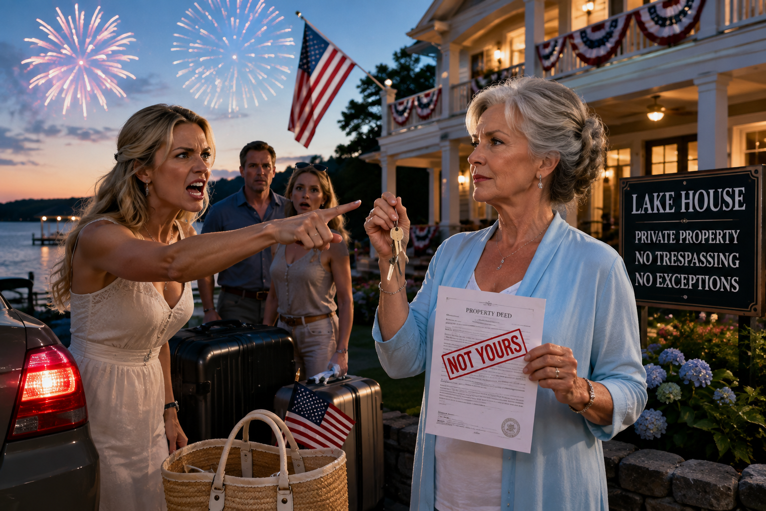 My Daughter Banned Me From the Lake House I Paid For—So I Let Her Arrive on the Fourth of July and Discover It Was Never Hers