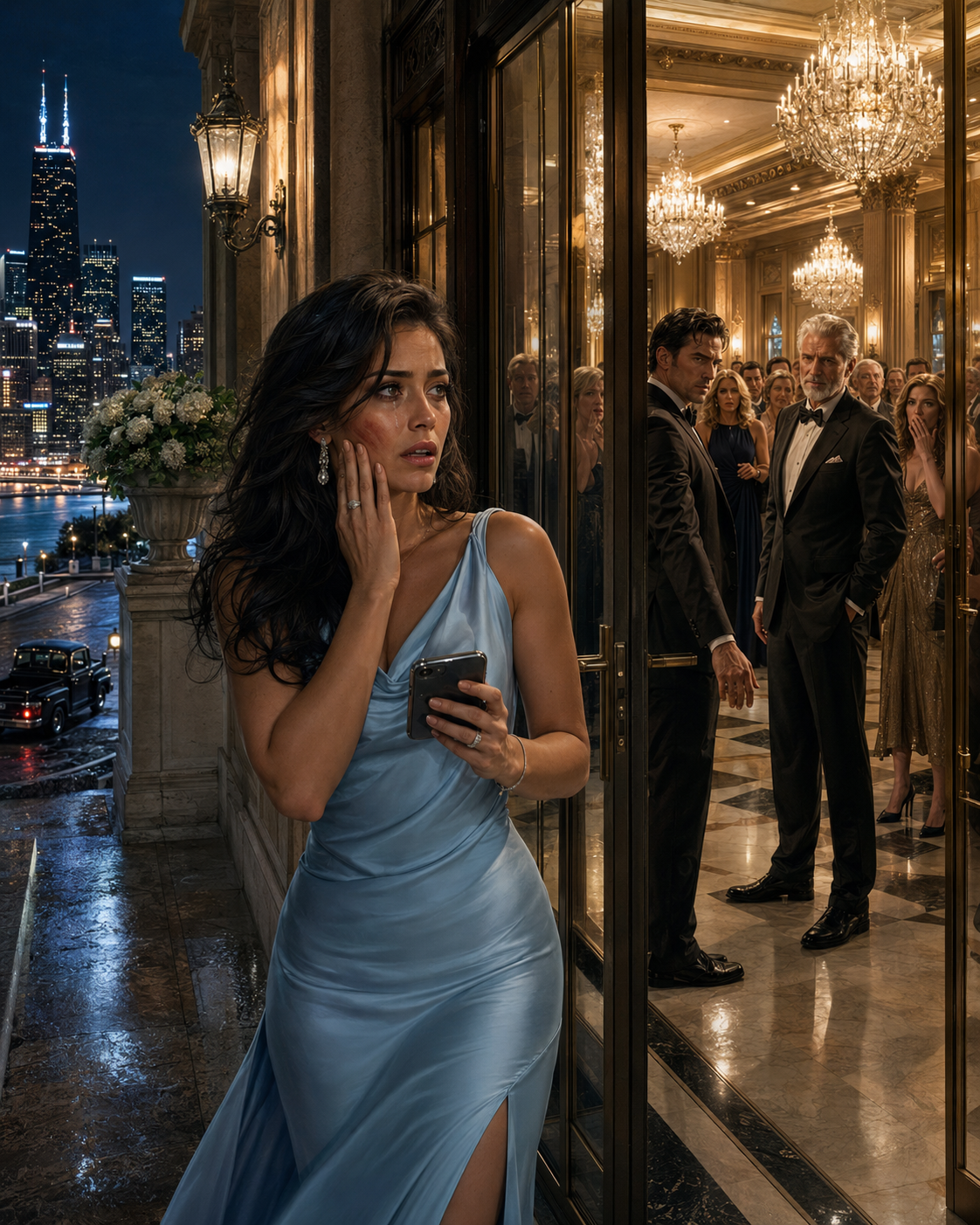 MY HUSBAND SLAPPED ME IN FRONT OF 600 GUESTS ON OUR ANNIVERSARY—BUT THE PHONE CALL I MADE EXPOSED THE SECRET THAT DESTROYED HIS FAMILY EMPIRE
