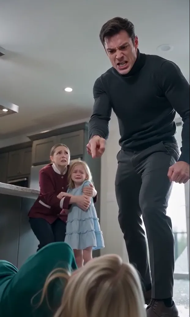 His fiancée raised her hockey stick to strike the maid’s little daughter—then the child looked at the millionaire and whispered, “Daddy…”