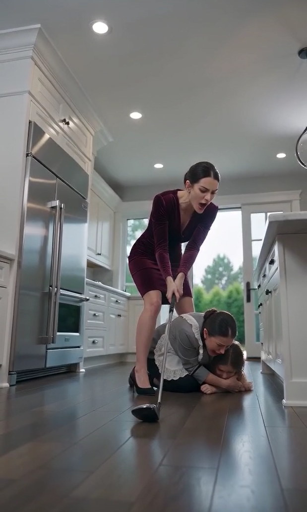 The Maid Shielded Her Little Girl From the Blow—Then the Child Turned to the Millionaire and Whispered, “Daddy…”