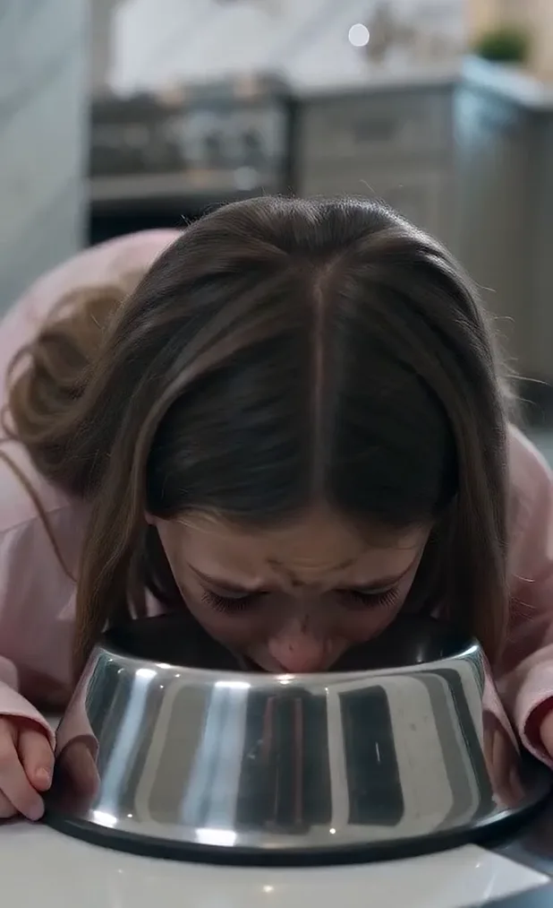 A BILLIONAIRE CAME HOME EARLY… AND FOUND HIS 6-YEAR-OLD DAUGHTER EATING FROM THE DOG’S BOWL.