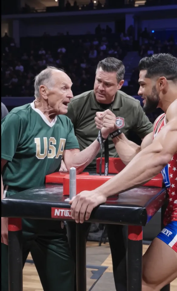 THE YOUNG CHAMPION CALLED HIM “GRANDPA”—THEN THE 89-YEAR-OLD MAN SHOWED HIM WHAT REAL STRENGTH LOOKED LIKE