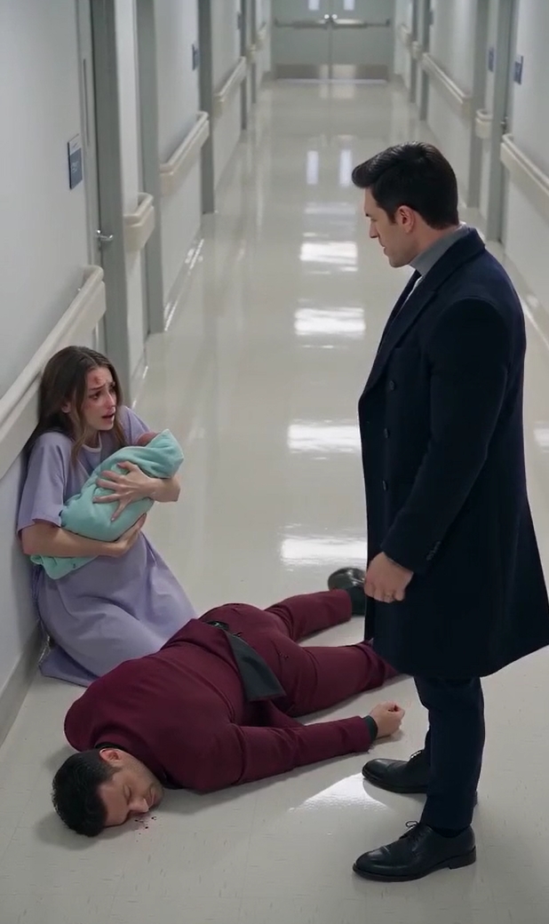 MYy HUSBAND ABANDONED ME AND OUR NEWBORN AT THE HOSPITAL—THEN A TATTOOED STRANGER SIGNED THE “FATHER” LINE… AND REVEALED THE SECRET THAT BROUGHT MY EX-HUSBAND TO HIS KNEES