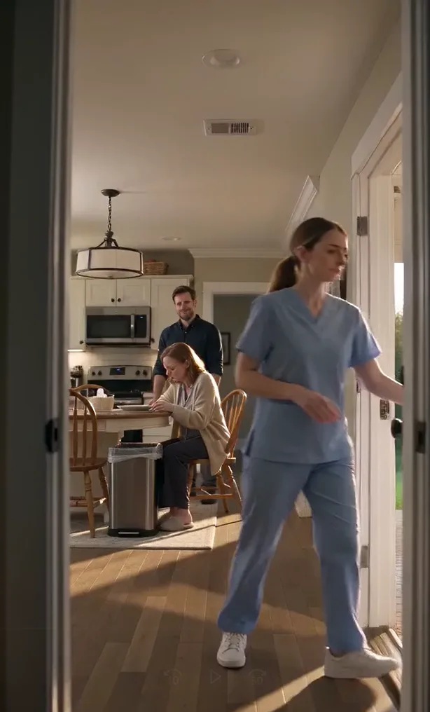 My husband waited until the home nurse drove away—or so he thought—before forcing my head over the trash can because I couldn’t keep dinner down.