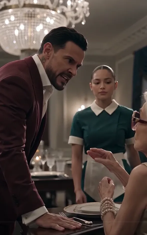 The MMafia Boss Ignored His Deaf Mother’s Signs During Dinner—Until the Exhausted Waitress Suddenly Answered Her in ASL and exposed what his own mother had been trying to tell him.