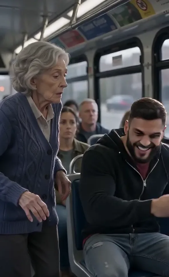 A Huge Man Stole an Old Woman’s Bus Seat—Then He Realized She Was the Judge Who Had Ruined His Boss 23 Years Ago