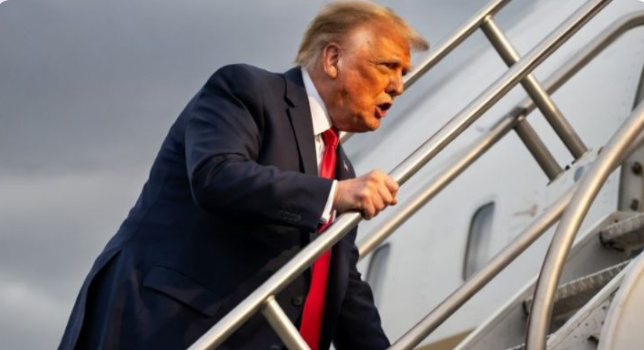 Trump Air Force One Fall Claims Unverified...see moree