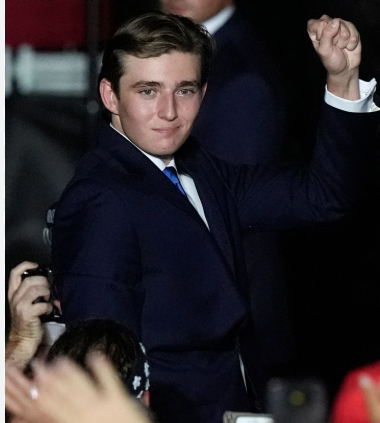 Barron Trump's shocking announcement... See moree