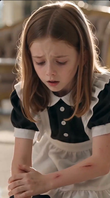 SSHE WAS FORCED TO SCRUB FLOORS AS A MAID — UNTIL HER BILLIONAIRE FATHER WALKED IN...