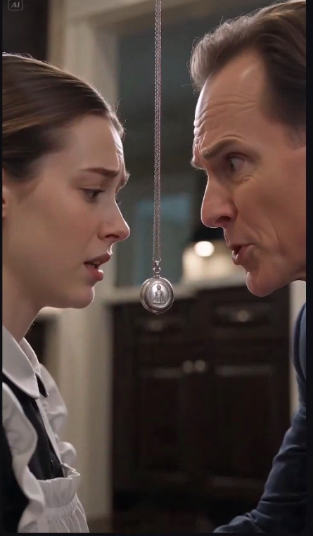 The Billionaire Caught a Maid Eating Leftovers on His Kitchen Floor—Then He Saw the Locket Around Her Neck