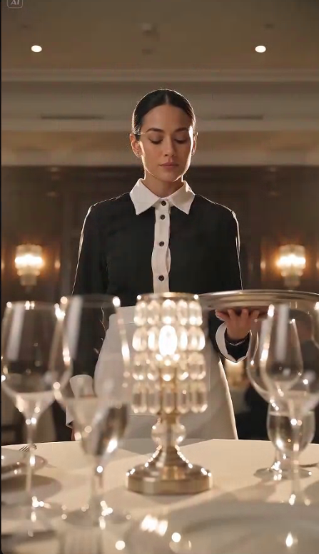 Victor Langley thought throwing coins at a waitress would make the whole VIP room laugh.
