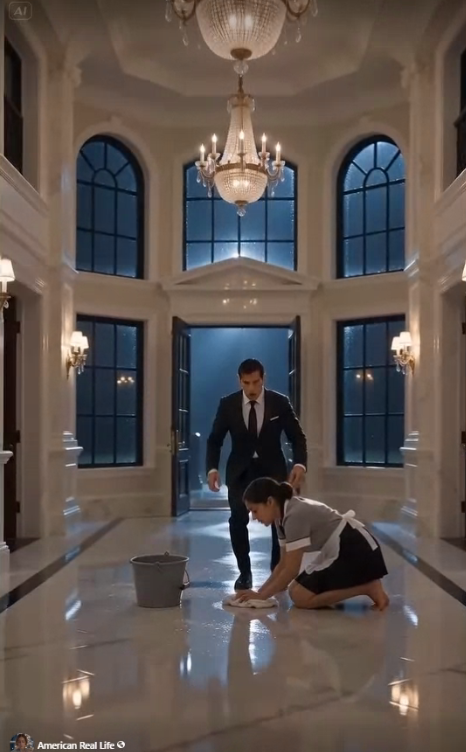 💔🏛️ THE BILLIONAIRE FROZE WHEN THE MAID APOLOGIZED... BECAUSE HE RECOGNIZED HER VOICEE