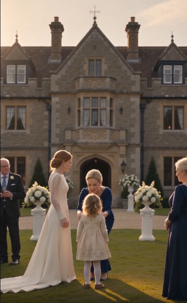 My little girl, wearing a tattered dress, was humiliated at a manor wedding – her cruel aunt completely misunderstood the dress’s true meaning.