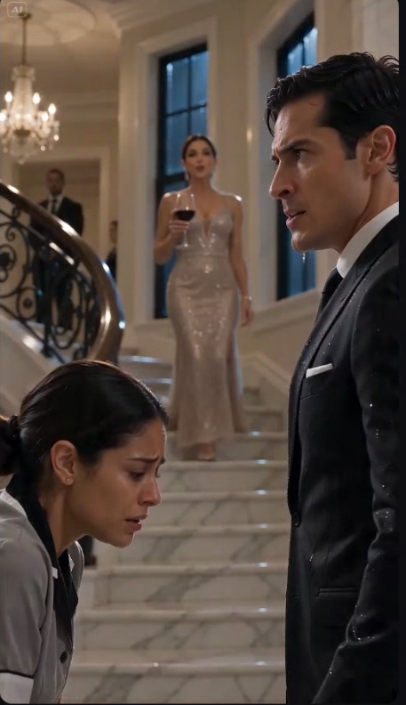 💔🏛️ THE BILLIONAIRE FROZE WHEN THE MAID APOLOGIZED... BECAUSE HE RECOGNIZED HER VOICE 😱