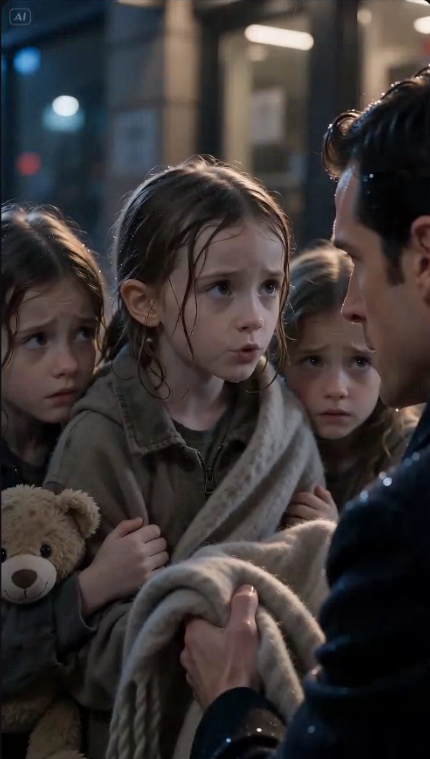 A Billionaire Found Four Orphaned Girls on a Freezing Night — What Happened Next Changed His Life Forever...