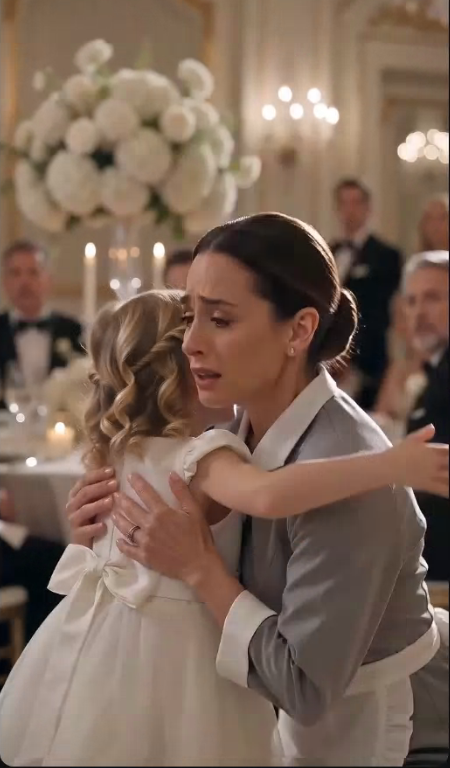 THE FLOWER GIRL RAN TO THE MAID CRYING “MOMMY” — AND THE WEDDING STOPPED INSTANTLY