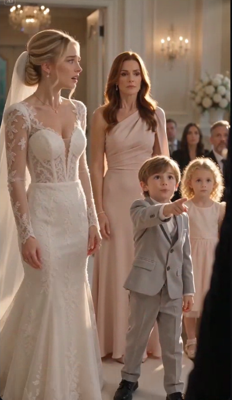 The Groom Smiled—Until The Little Boy Pointed At Him