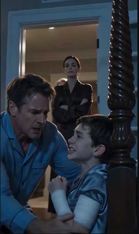 “Dad, Please Cut It Off!” — A Billionaire’s Son Screamed in Agony Until a Nanny Discovered the Truth Hidden Inside His Cast
