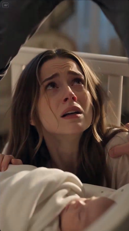 A CRUEL MOTHER-IN-LAW DRAGS HER DAUGHTER-IN-LAW BY THE HAIR AND SLAMS HER TO THE FLOOR RIGHT NEXT TO THE BABY’S CRIB.