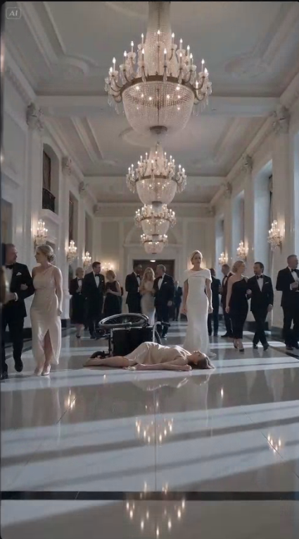 A Wealthy Socialite Kicked a Woman Out of Her Wheelchair in a Luxury Hotel… Then a Black Sedan Crashed Through the Lobby Doors
