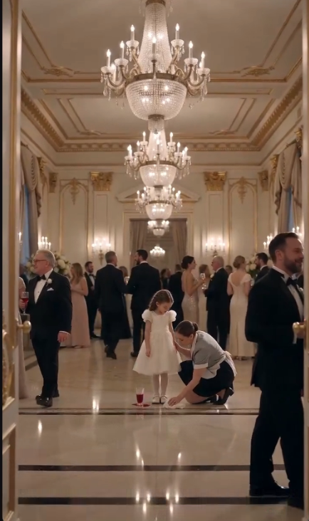 The Maid Was Cleaning a Spilled Drink—Then She Saw a Tiny Mark on the Little Girl’s Wrist and Broke Down in Tears