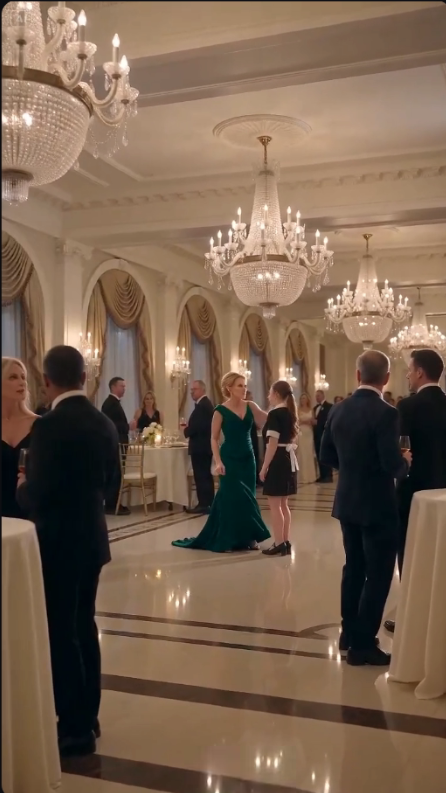 The Heartbreaking Moment A Wealthy Woman Slaps A Banquet Server For Allegedly Pursuing Her Husband, Only To Discover The Devastating Secret That The Young Girl Was Actually Desperately Searching For Her Biological Father All Along.